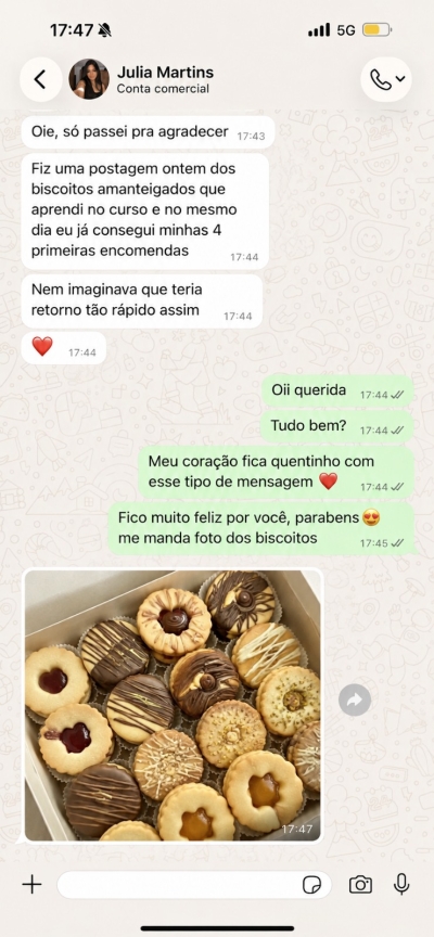 Depoimento de aluna